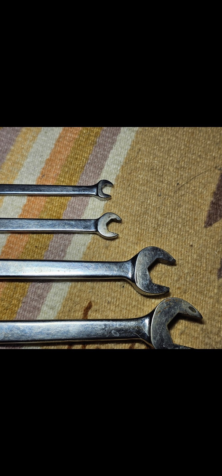 Matco Tools 5 Piece SAE Combination Matco Wrench Set See Photos Tools Pre Owned