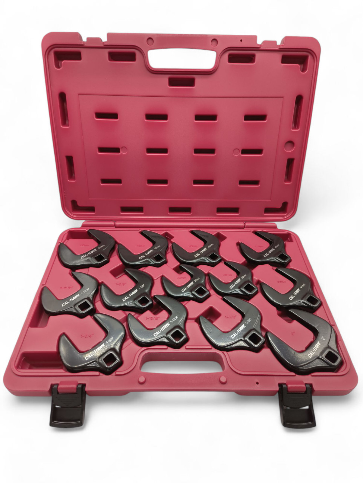13PC 1/2» DR Chrome Molybdenum CR-MO Jumbo CROWFOOT WRENCH SET SAE METRIC