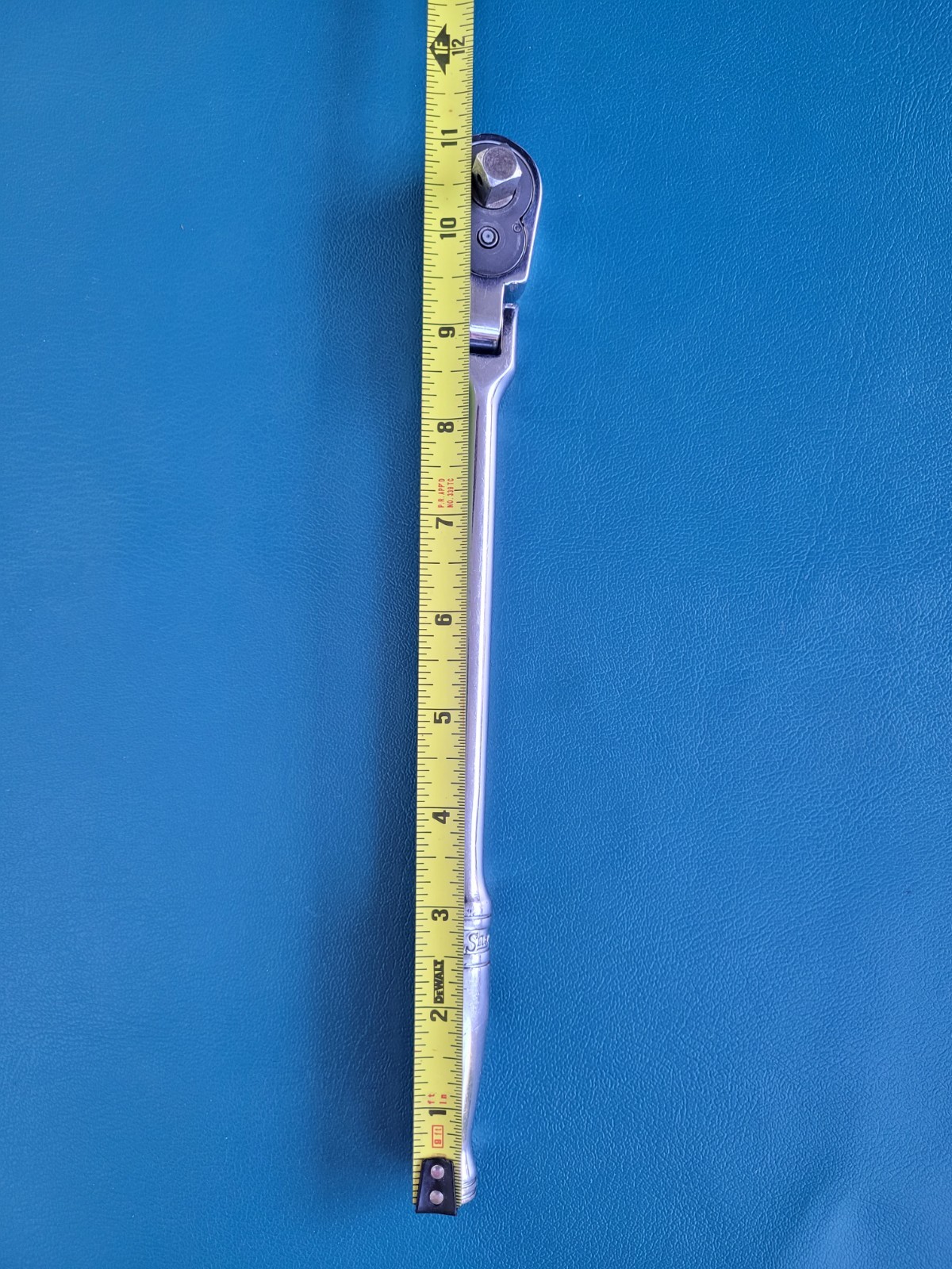 Snap-On Ratchet 3/8″ Drive 11″ Standard Grip Flex Head. F711A