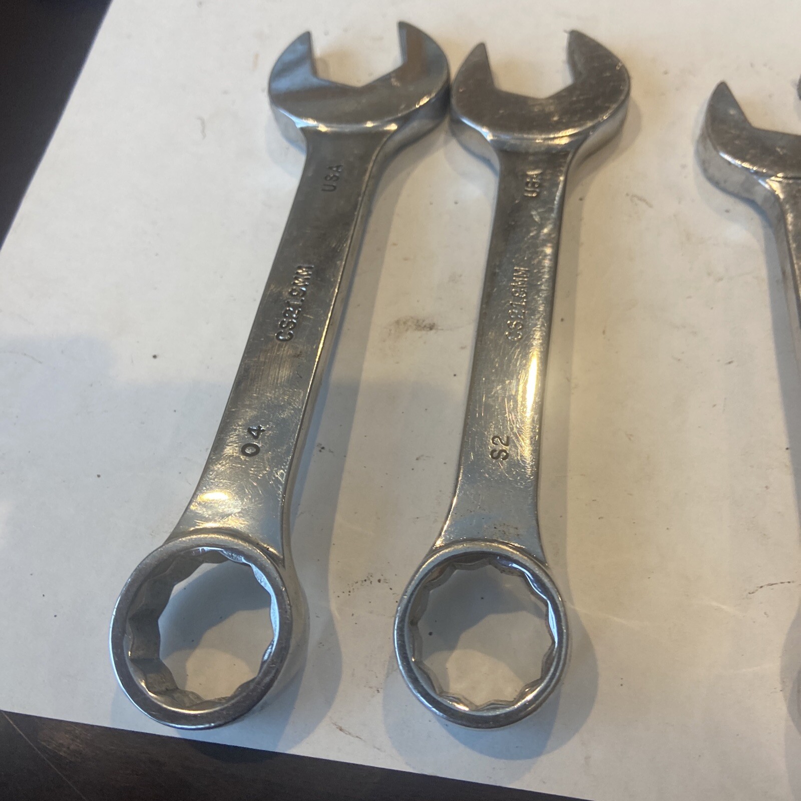 MAC TOOLS METRIC 12-POINT SHORT COMBINATION WRENCH SET 8pcs 12mm Thru 19mm
