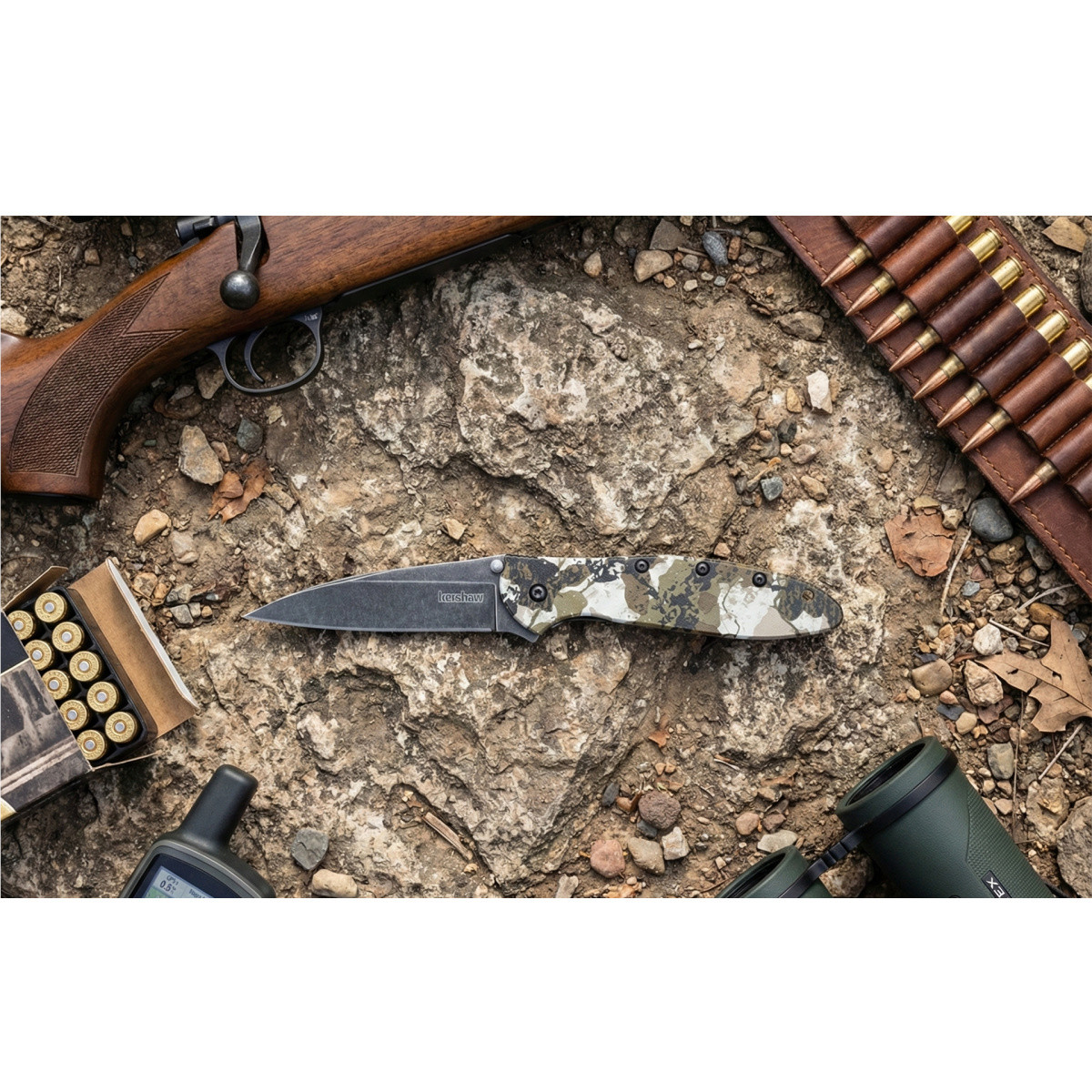 Kershaw Leek Assisted Open Liner Lock Drop Point Blade EDC Folding Pocket Knife