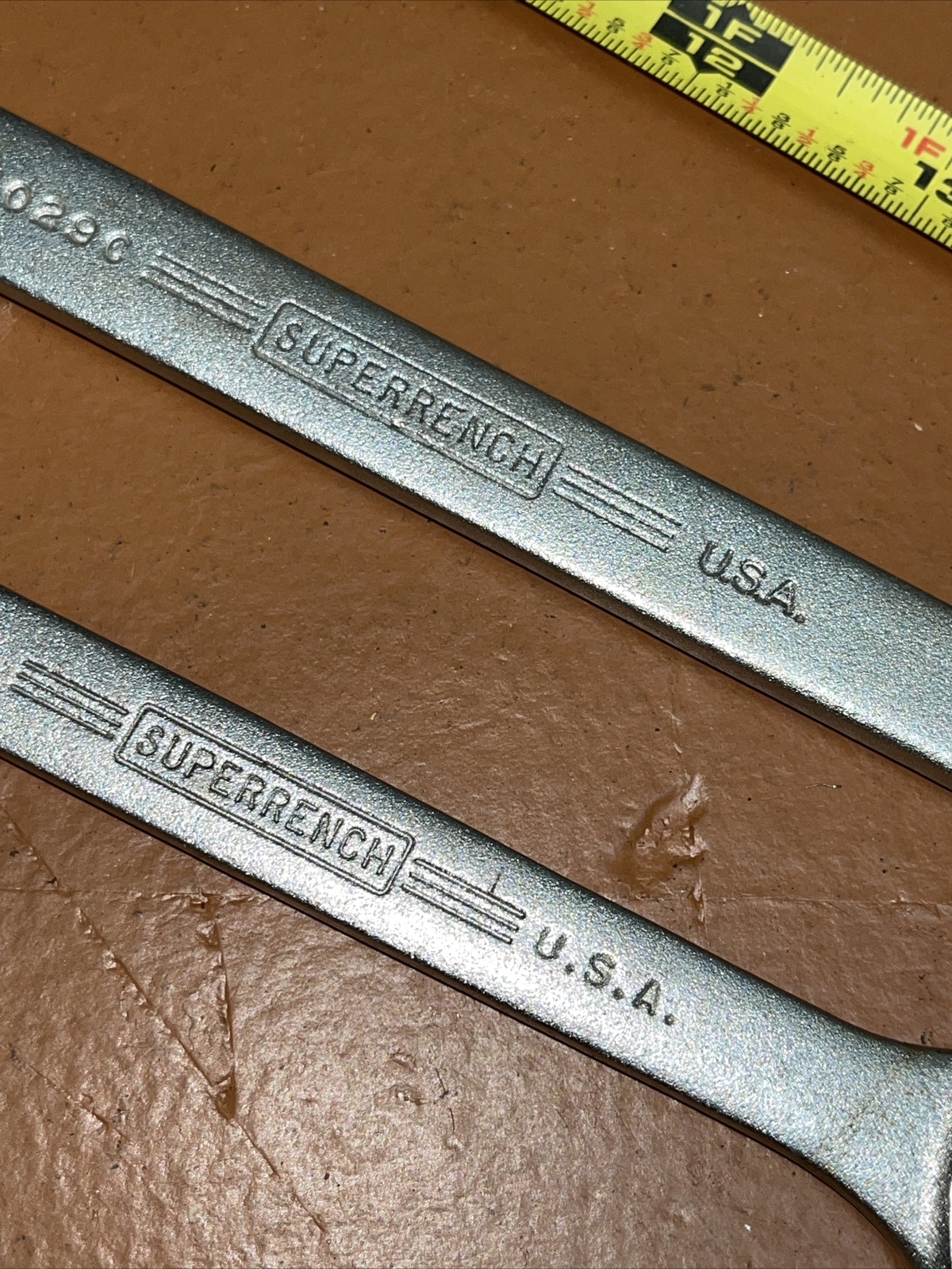 Vintage Williams USA 2 Piece SAE Open End Wrench Set 5/8 11/16 13/16 Superrench