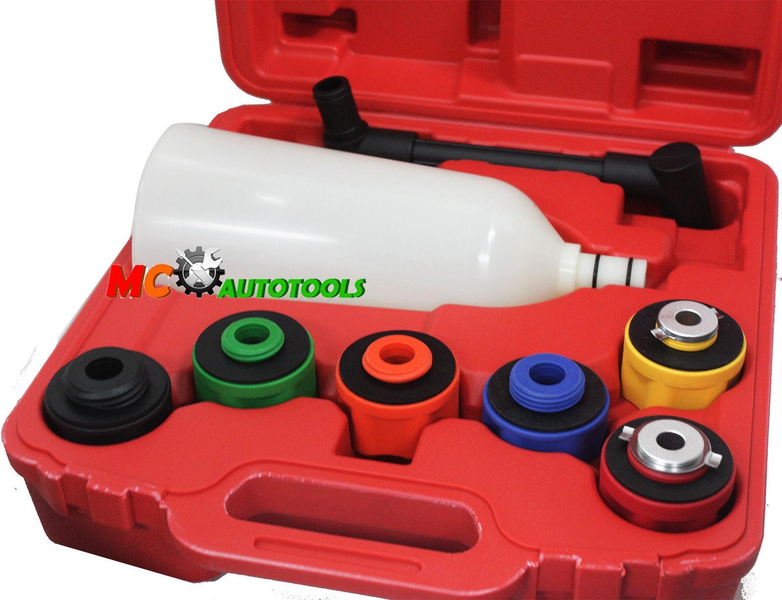 8PCS Oil Funnel Filling Kit With 6 Adapters Automotive Tool for Car Truck