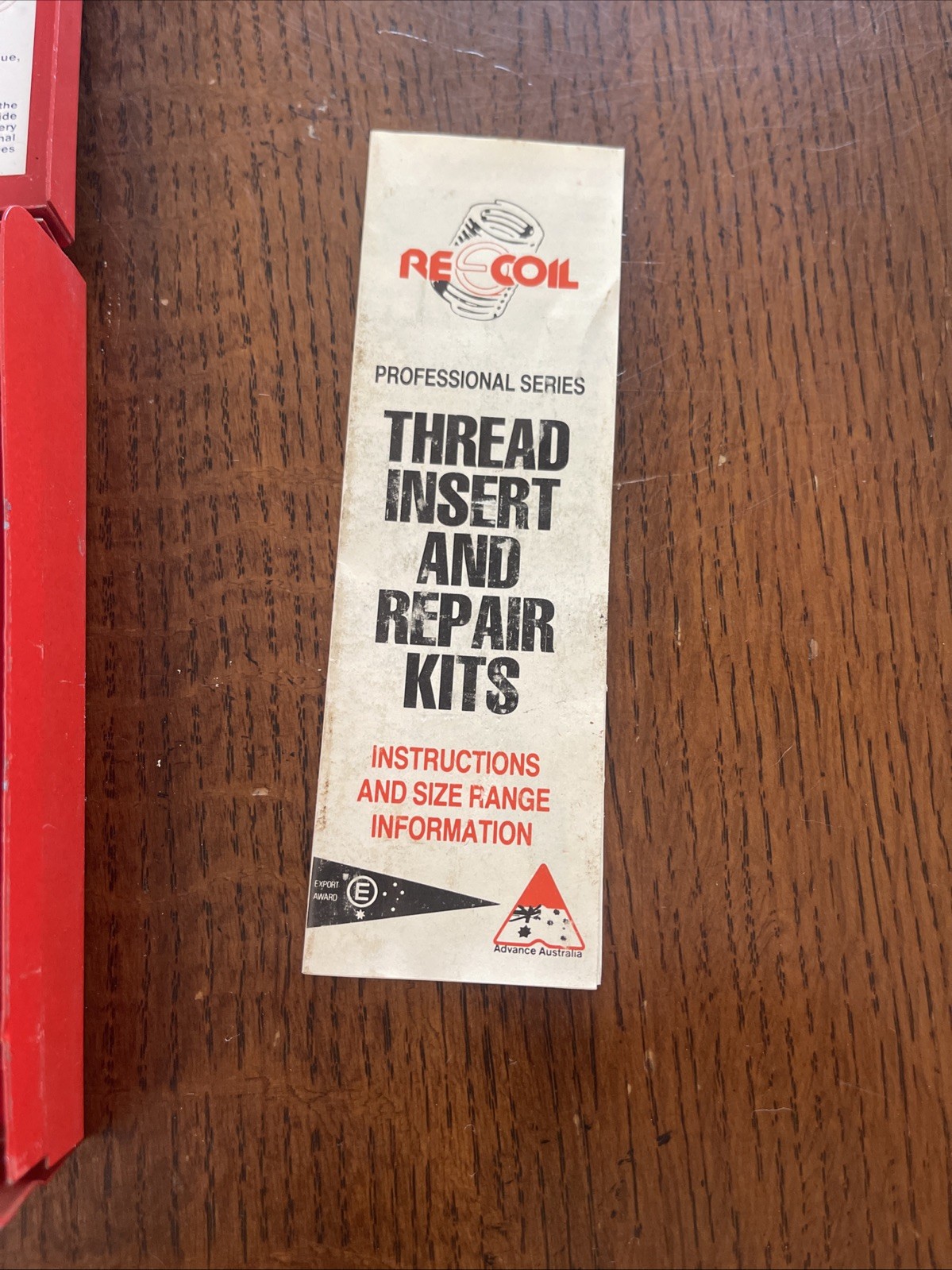 Recoil Professional Thread Repair Kit M14x1.25 Part # 38140 NOS