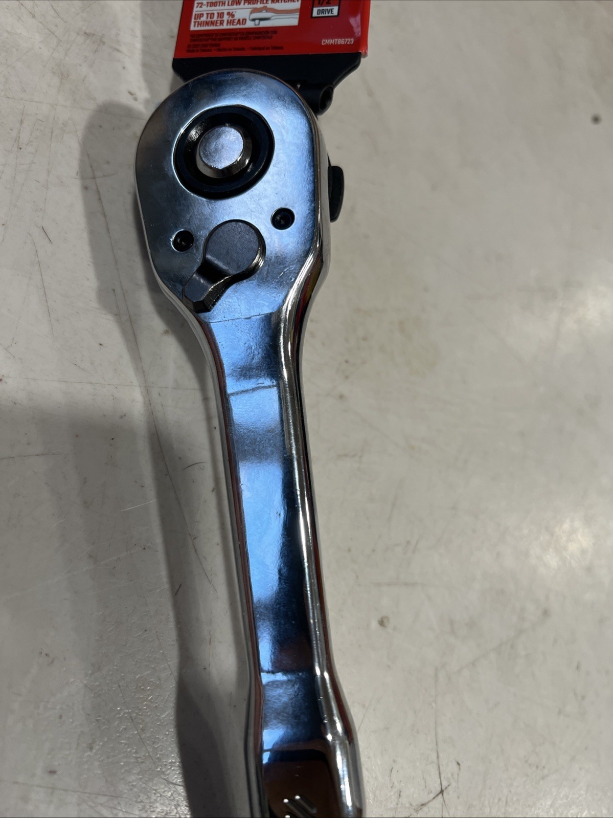 NEW – Craftsman 72-Tooth Low Profile 1/2 in. Drive Ratchet (CMMT86723) Lifetime