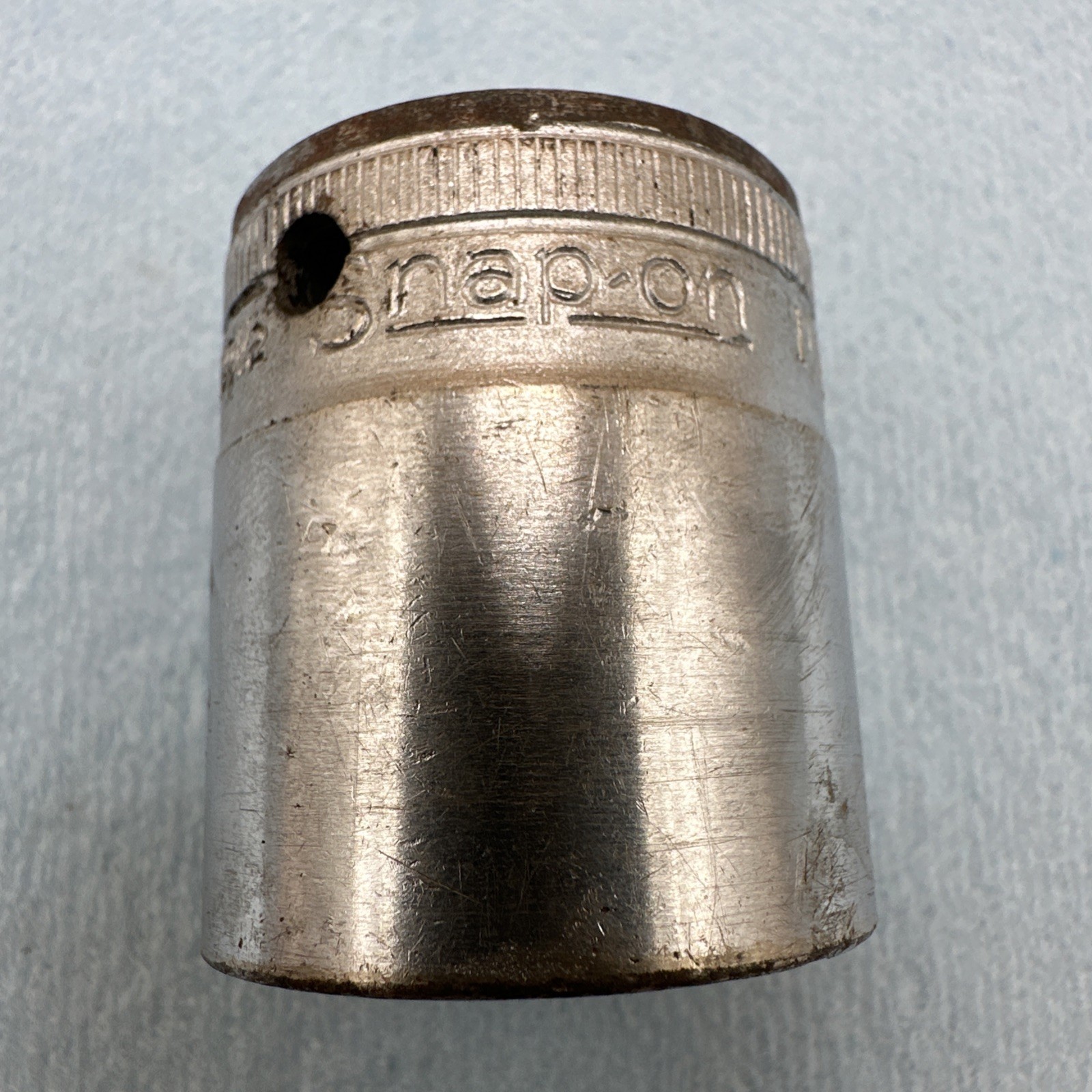 Snap-on Tools 1/2″ Drive 1-1/16″ SAE 12 point Shallow Chrome Socket SW 340, USA