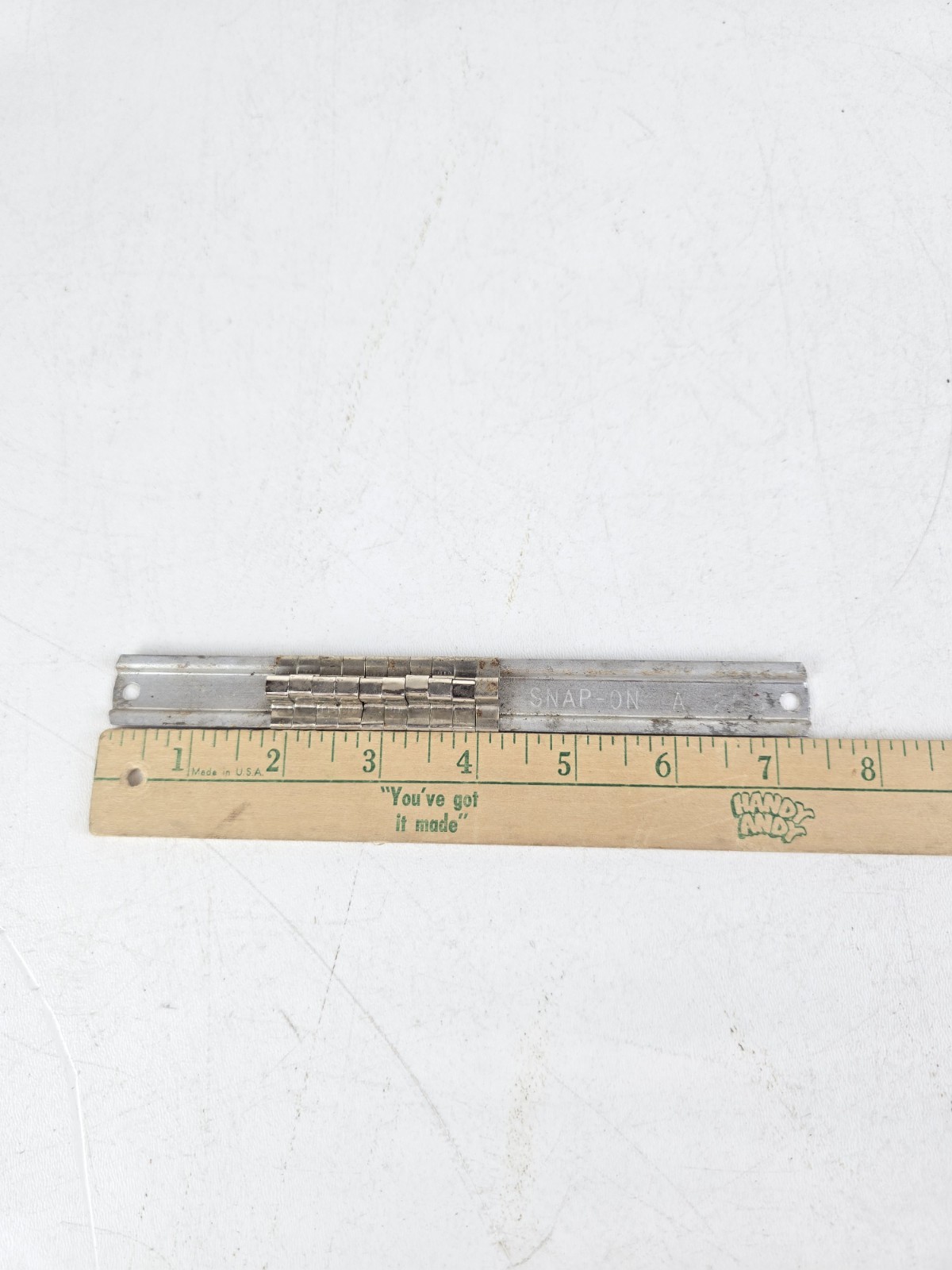 Snap-On Socket Rail Organizer 7″ A265 1/4″ Drive 10 Slot Mechanic