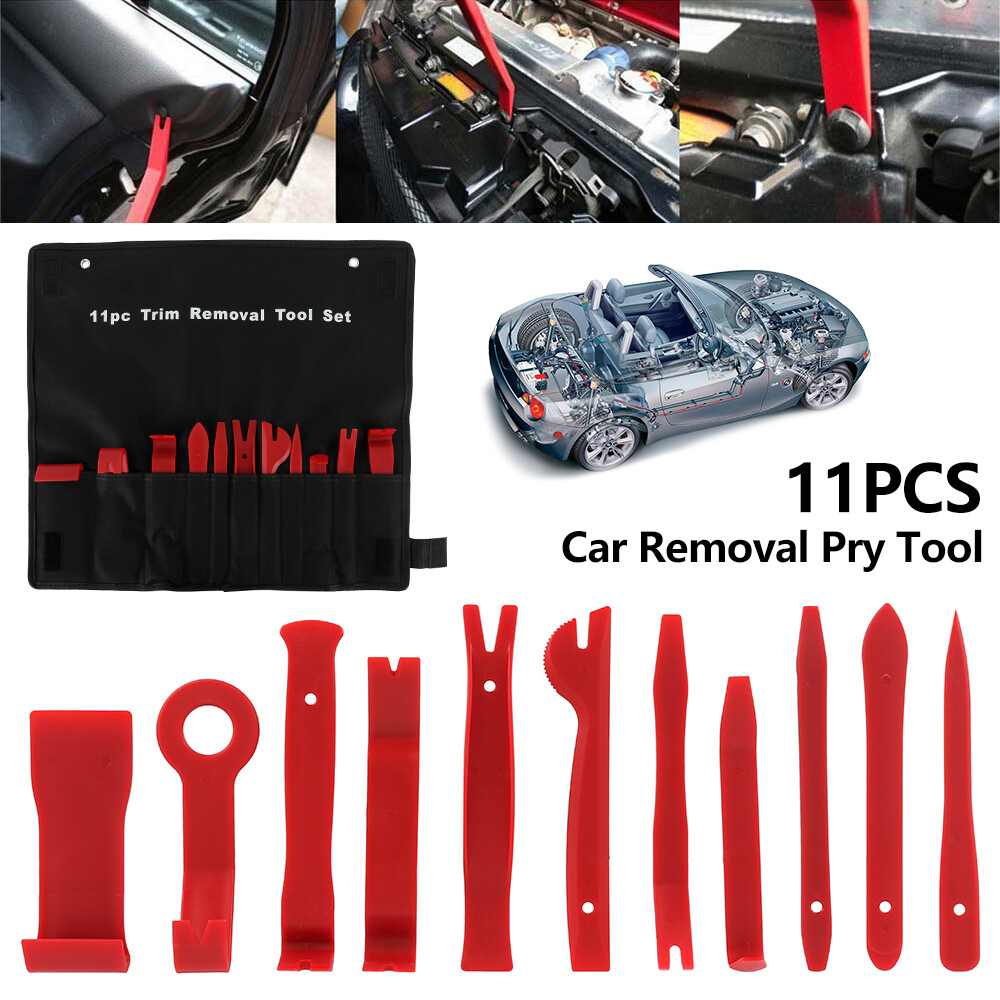 11PC Car Plastic Trim Panel Dash Stereo Radio Installation Removal Pry Tool Kit