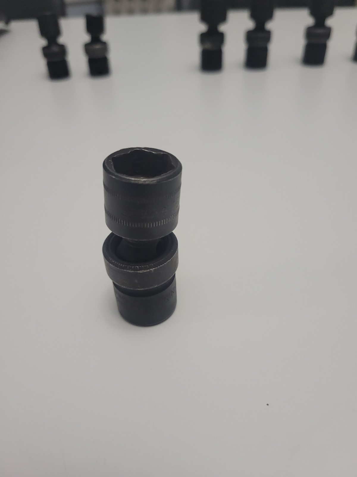 Snap-on 3/8″ Drive Swivel Universal Socket Lot 9pc Metric & SAE IPFM/IPF USA