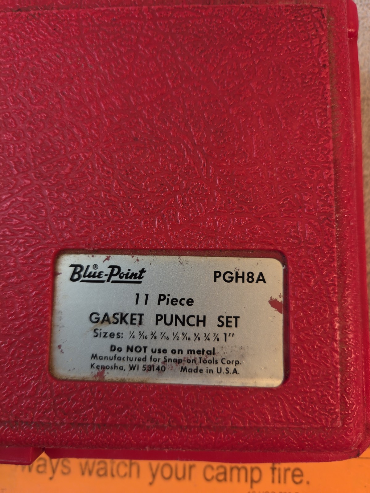Blue-Point PGH8A 11-Piece Gasket Punch Set