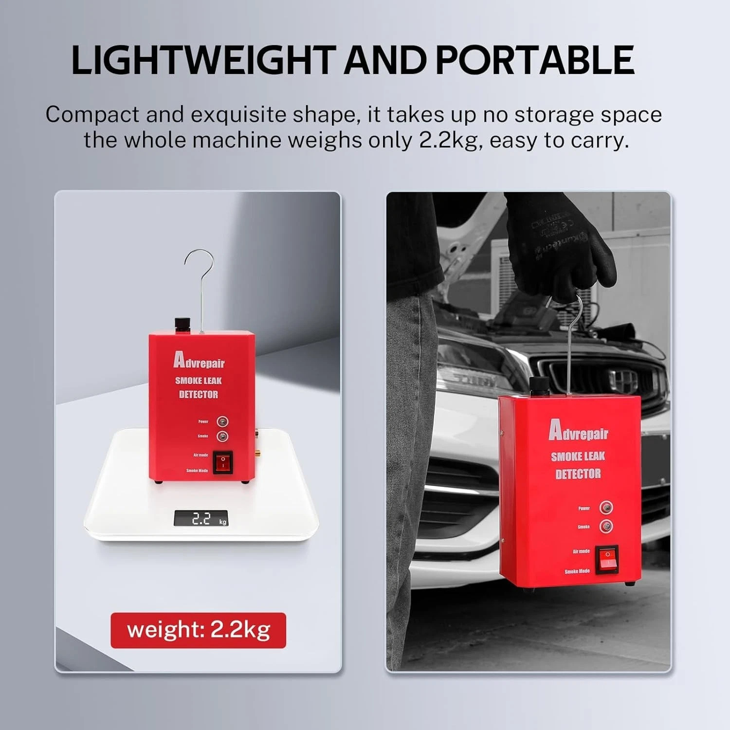 EVAP Smoke Machine Automotive Tester Leak Detector for Car Pipe System Test