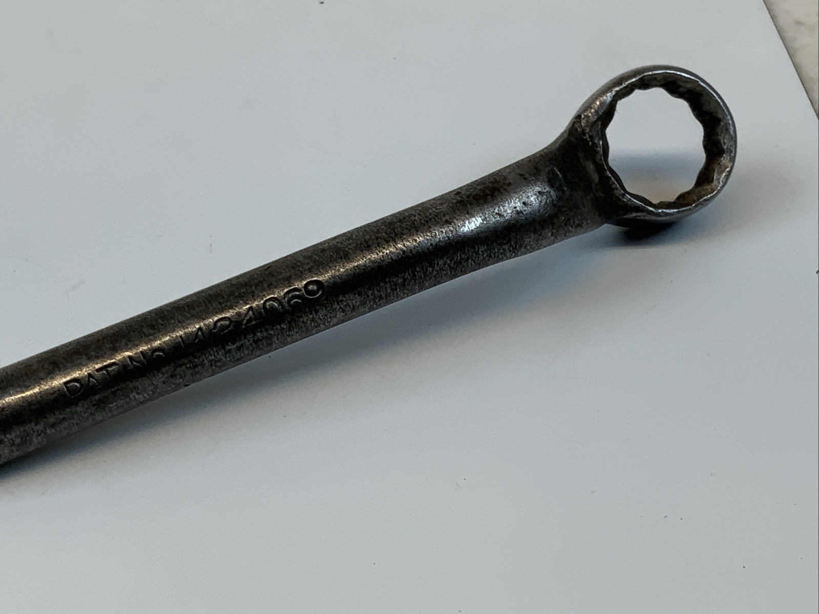 BLUE POINT Boxocket XS-1416, 7/16in. X 1/2in. 12pt Offset Box End Wrench, USA