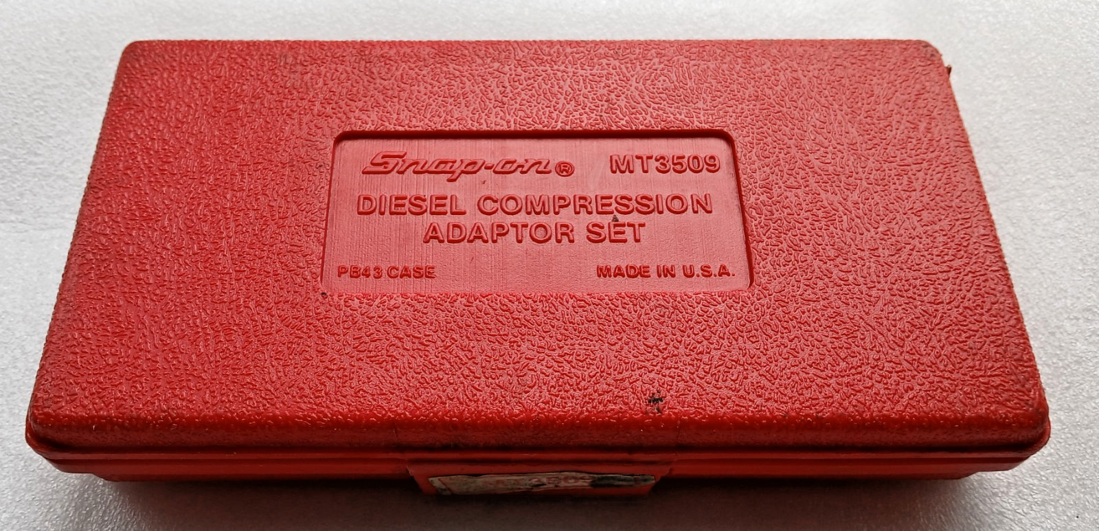 Snap On MT3509 Diesel Compression Adaptor Set see description