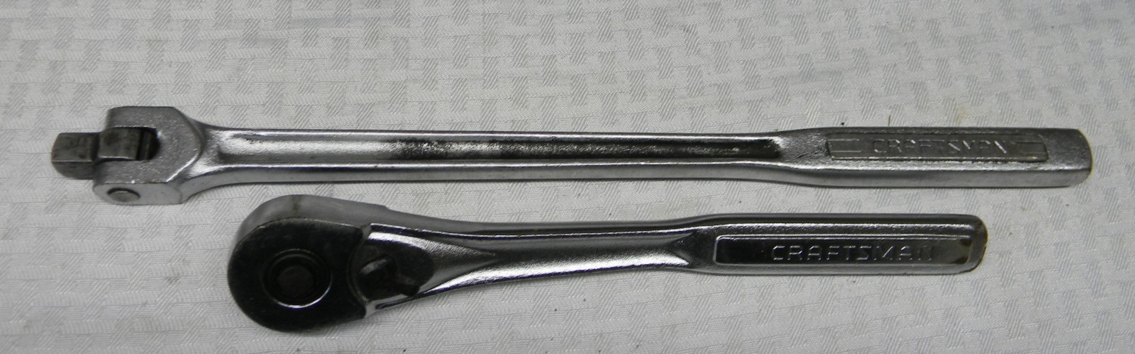 CRAFTSMAN 1/2″ DR 10-1/4″ LONG RATCHET #44809 -VP- & 15″ BREAKER BAR #44201 -V-