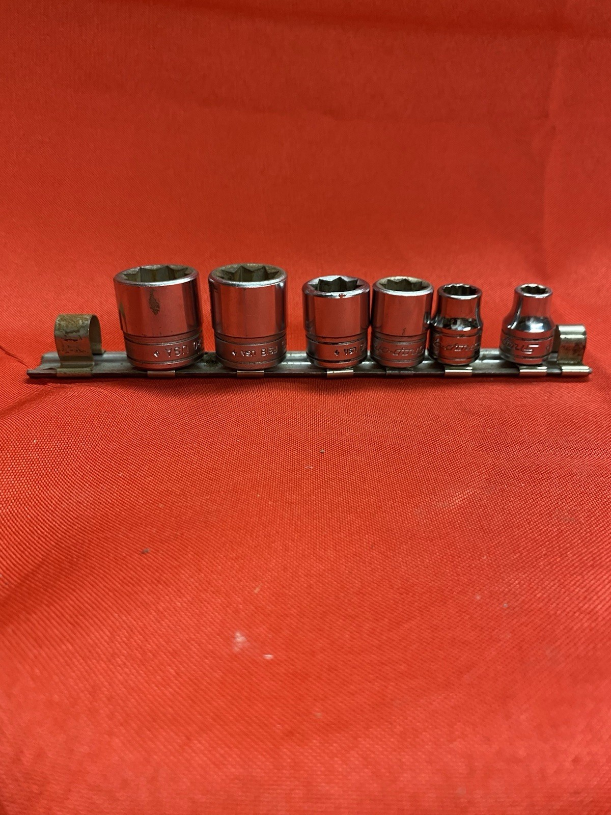 SNAP-ON TOOLS 6 PIECE 3/8 DRIVE SAE 8 POINT DOUBLE SQUARE SOCKET SET