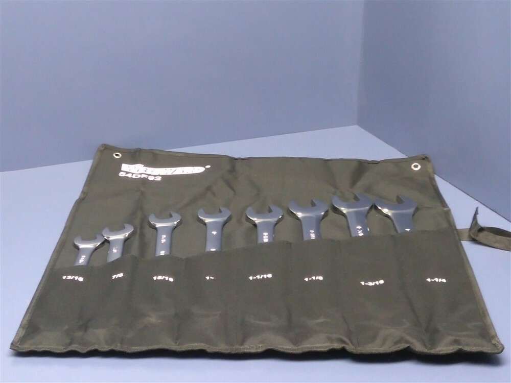 Westward 54DF92 Combination Wrench 8-Piece Set, 12-Point