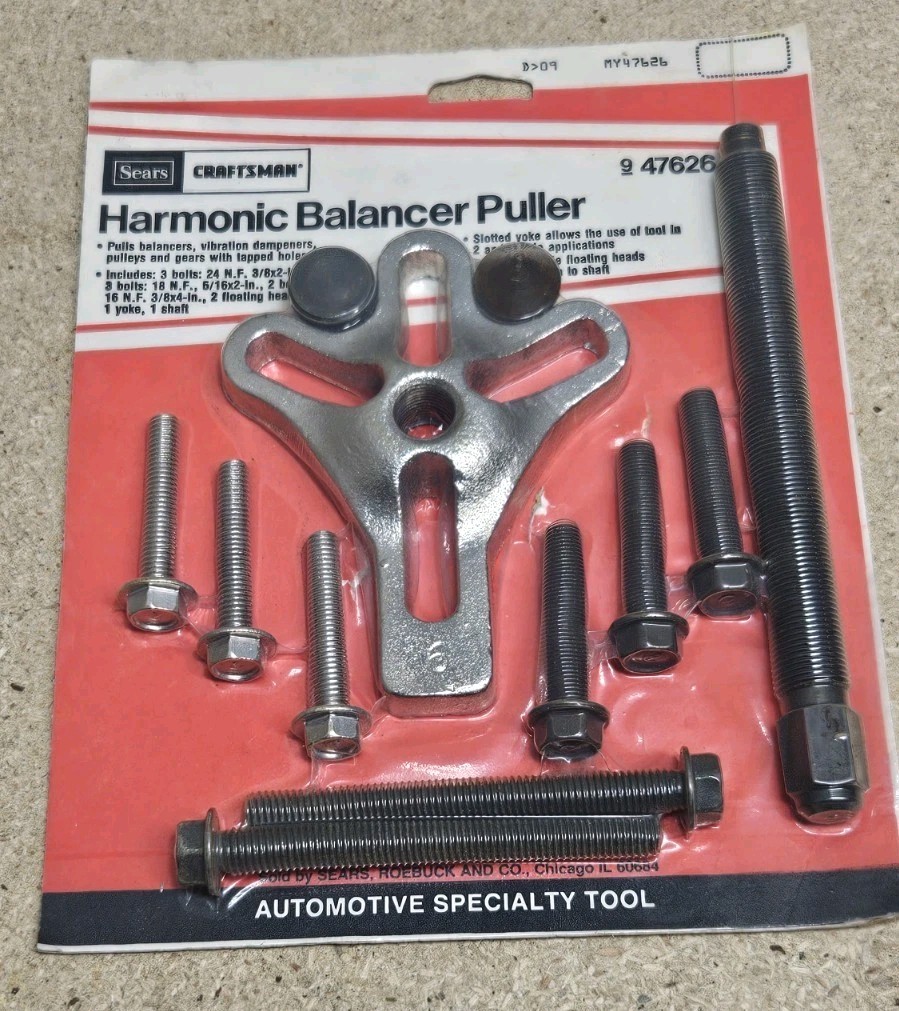 Craftsman No. 9 47626 Harmonic Balancer – steering wheel puller – U.S.A. made