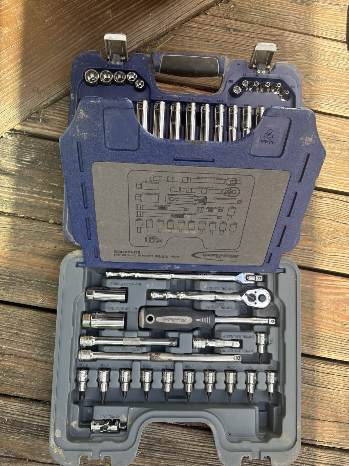Blue Point 85pc 3/8 Drive General Service Set BLPGSS3885