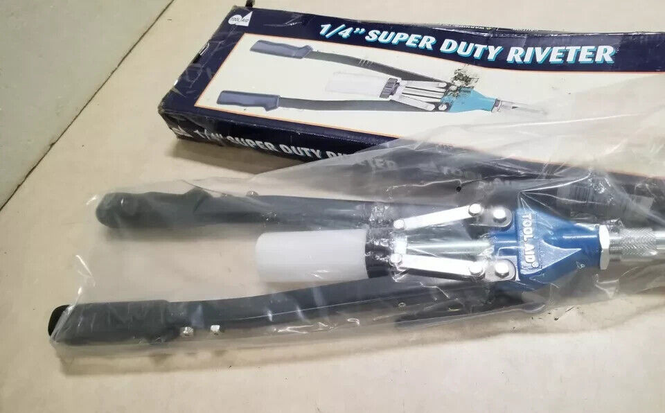 Tool Aid 19800 1/4″ Heavy Duty Riveter Rivet Gun For Steel and Aluminum Rivets