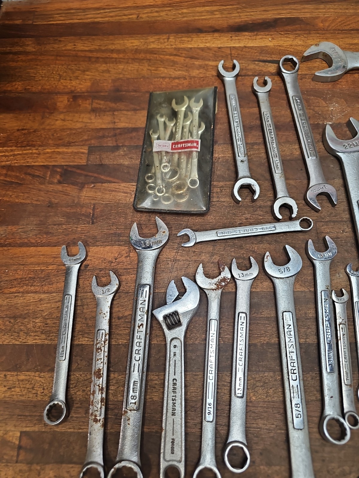 PP15- 50 Vintage USA CRAFTSMAN Wrenches – Assorted SAE & Metric –