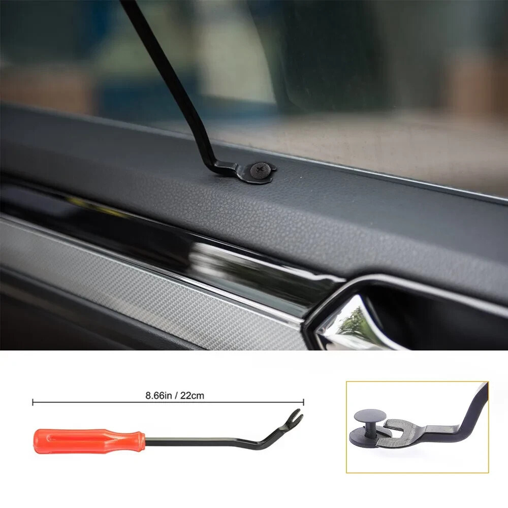 5 Auto Trim Removal Tool Kit Car Panel Door Window Fastener Remover Pry Tool Set