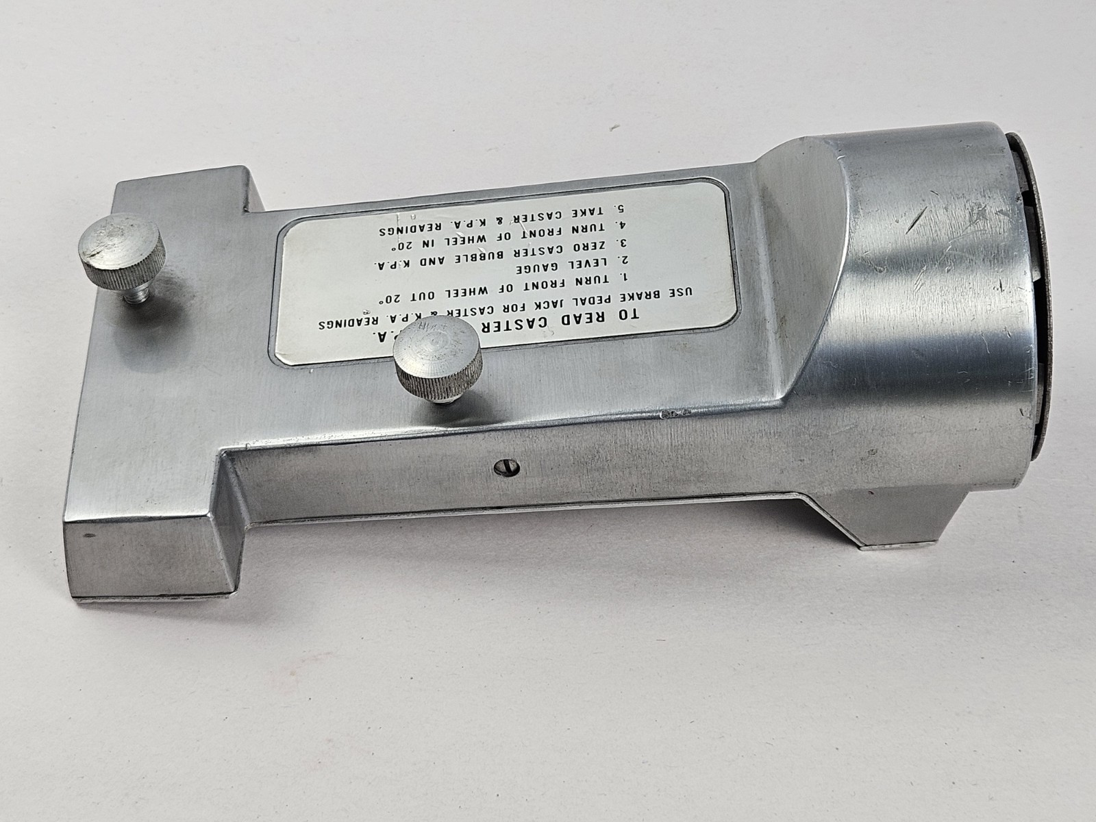Snap-On Magnetic Caster Camber Alignment Gauges WA40 w/ Various Hub Adapters