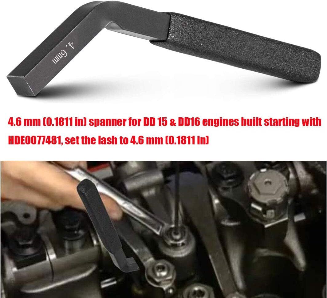 Engine Brake Adjustment Tool Set 3pcs for DD13 DD15 DD16 Jake Brake Feeler Gauge