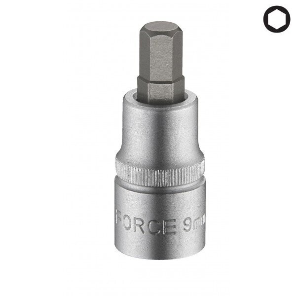 Force K3096 3/8″ Drive 9pc Imperial SAE Hex Allen Socket Bits Set 1/8″-1/2″