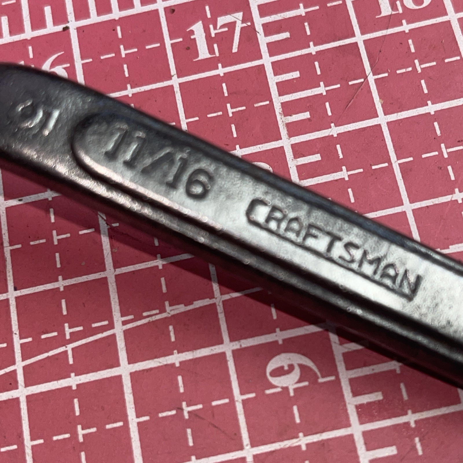 CRAFTSMAN USA 5/8 X 11/16 Deep Offset 12 Point Box End Wrench Stubby Underline