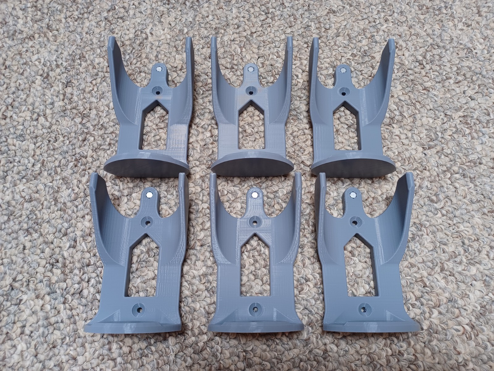 (6x) Spray Can Rack, (Magnetic) Holder Wall Mount for aerosol, paint, cleaners