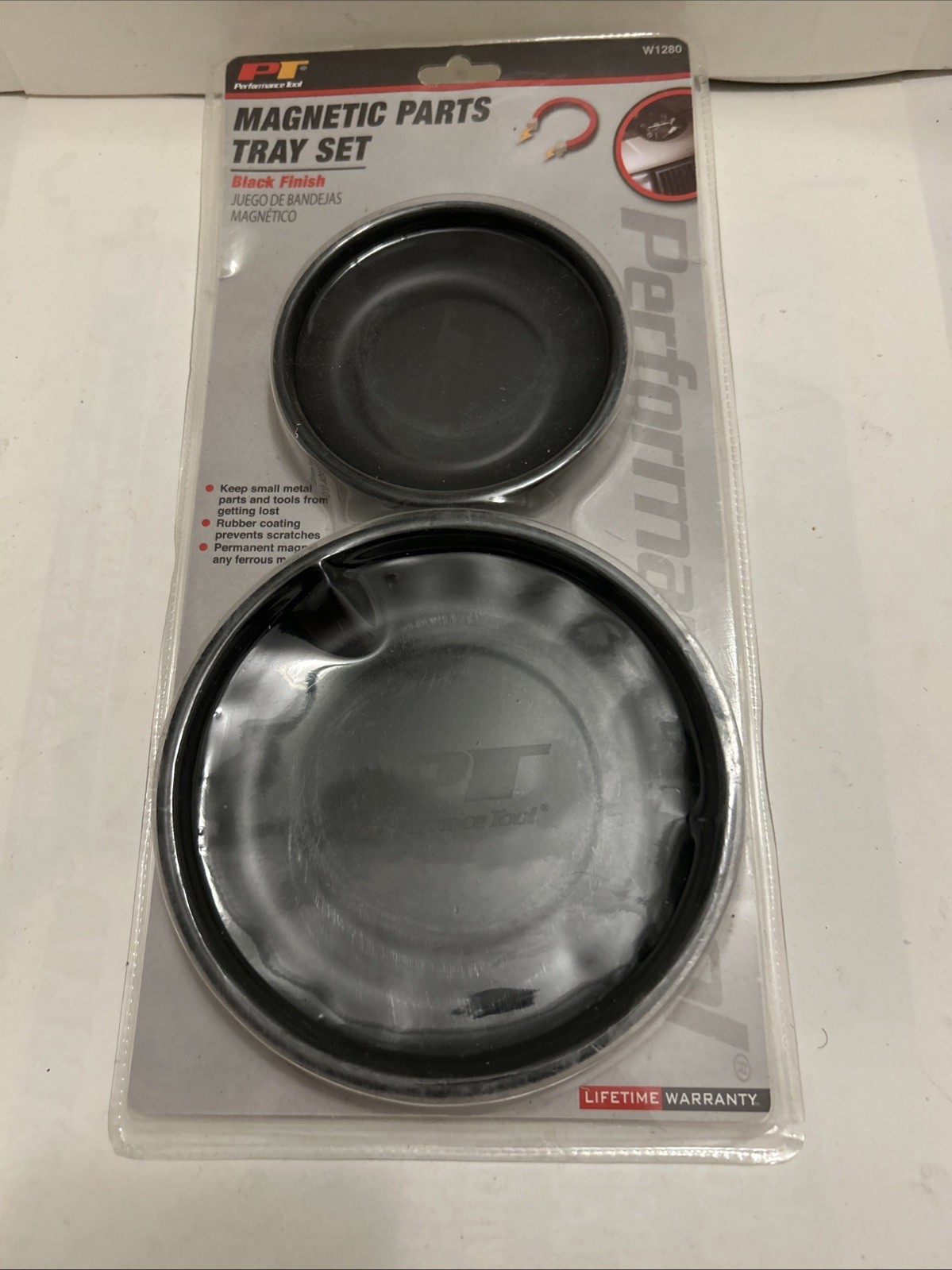 Performance Tool W1280 2 Piece Magnetic Parts Tray Set