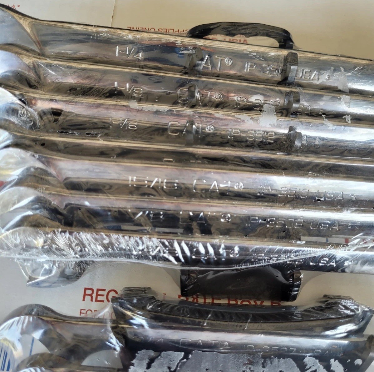 NEW CAT by Snap-on 14pc Open Angle Wrench Set 233-1635 233-1636 Caterpillar USA