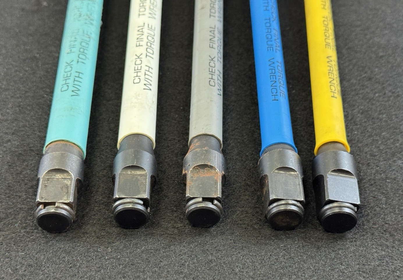Snap-On 305TSKTA 5 pc Torque Limiting Color Coded Extension Set