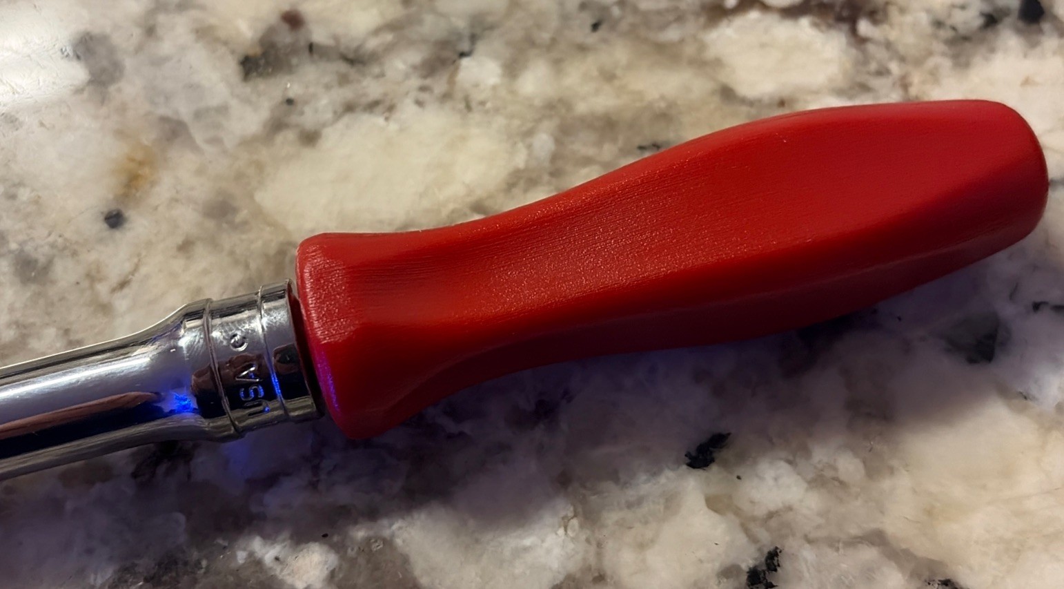 Snap-on Tools USA NEW RED 3/8″ Drive Hard Extra-Long Fixed Head Ratchet FHLLD80