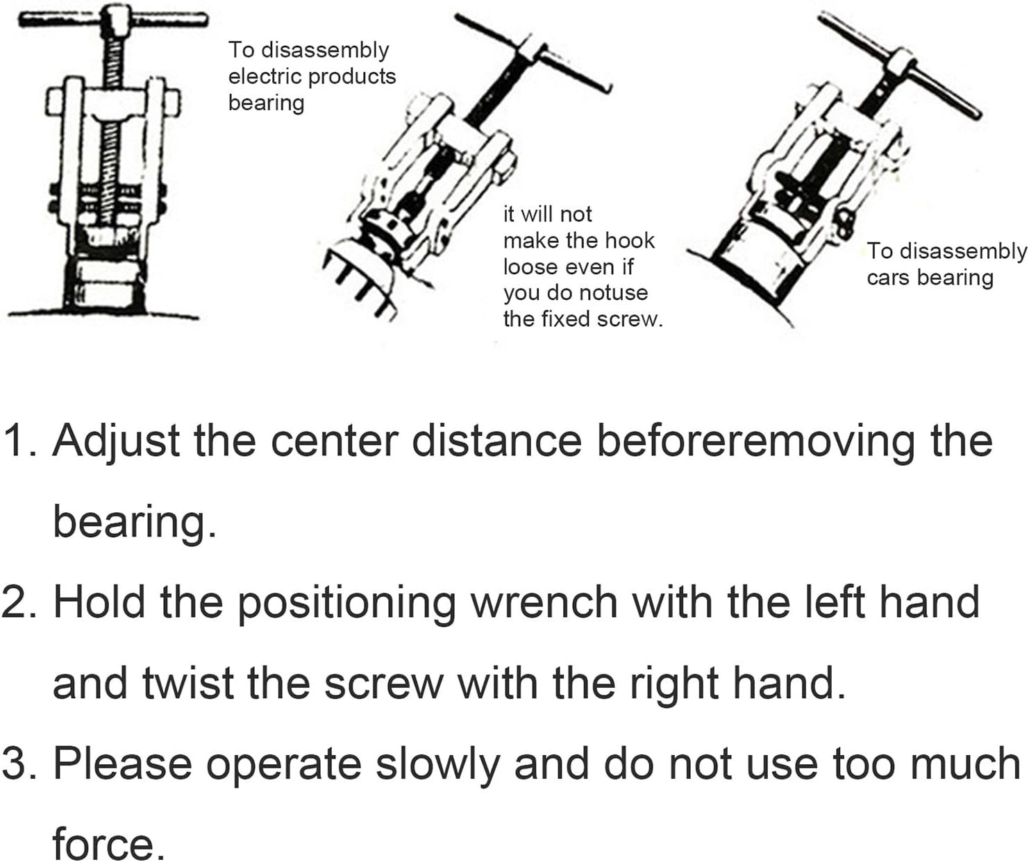 Heavy-Duty 8-Inch Two-Claw Bearing Puller – Perfect for Automotive Repairs