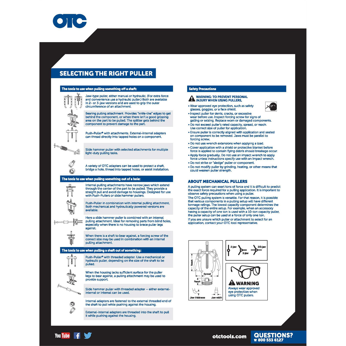 OTC Tools 522 Large Gear & Pulley Puller