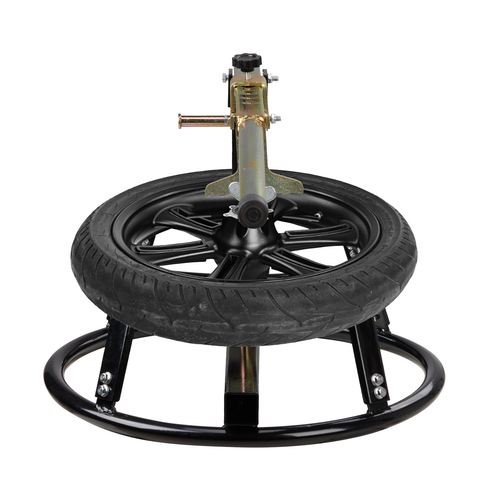 Portable Motorcycle Tire Changing Stand with Bead Breaker for 16in to 21in Tires