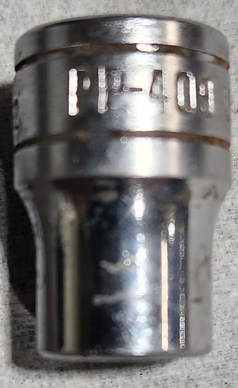 Snap-On 9/32 Internal Pipe Plug Socket PP 409 3/8” Drive