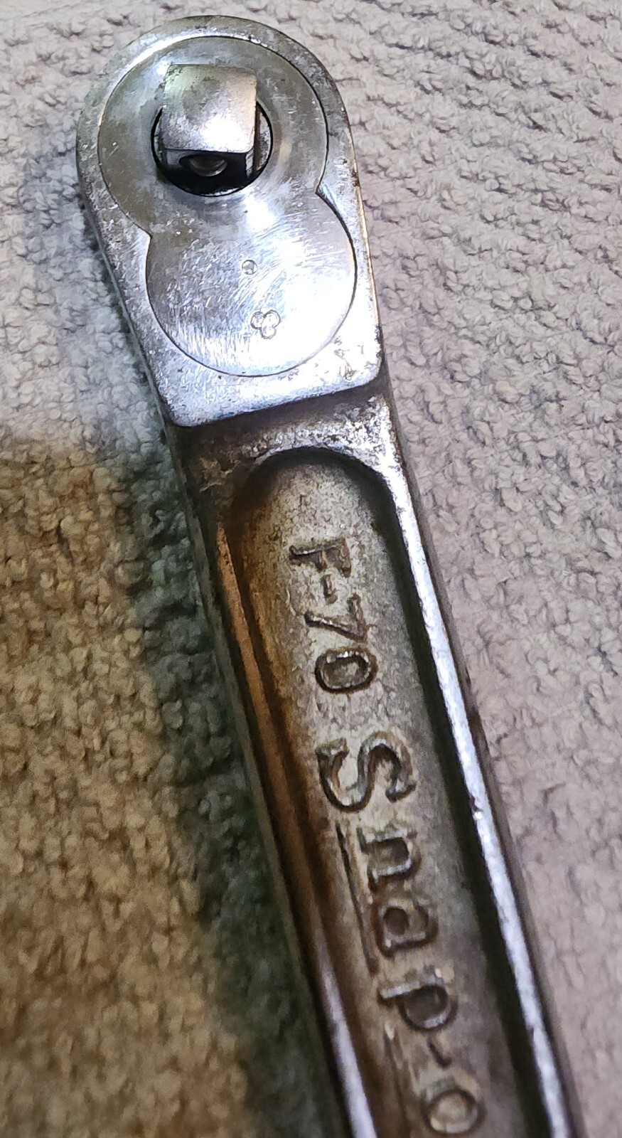 1932 vintage Snap On F-70 3/8 drive ratchet