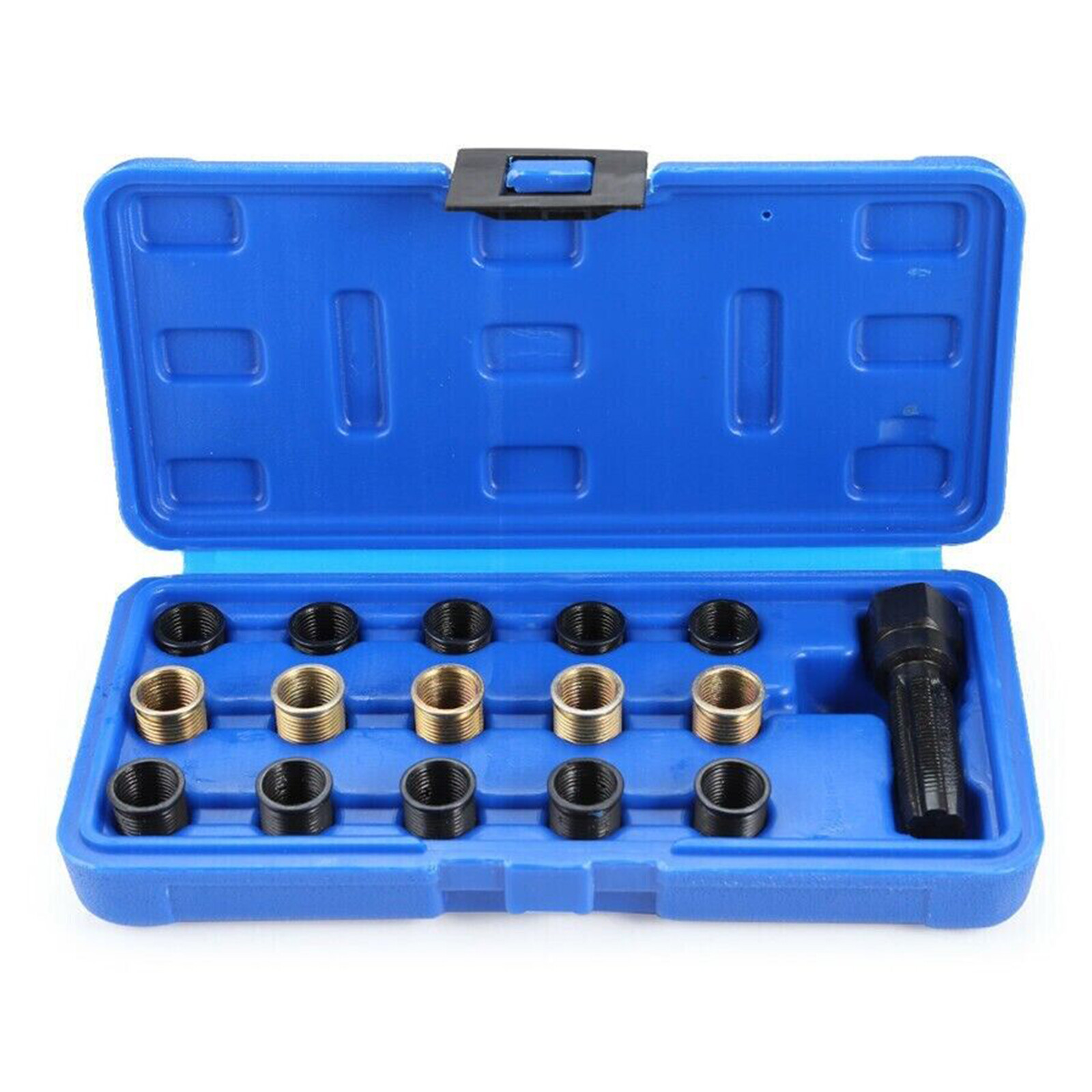M14 x 1.25 mm Thread Reamer Inserts Kit Spark Plug Rethread Repair Tap Tool