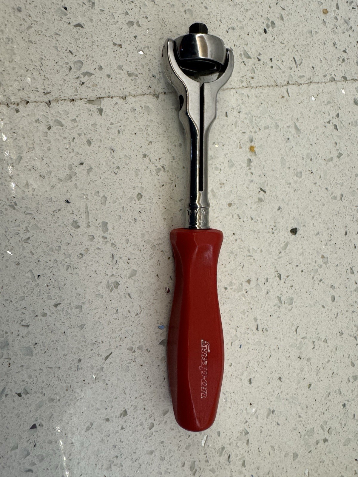 Snap-on THNFD72 1/4″ Drive Red Classic Hard Handle Swivel Ratchet
