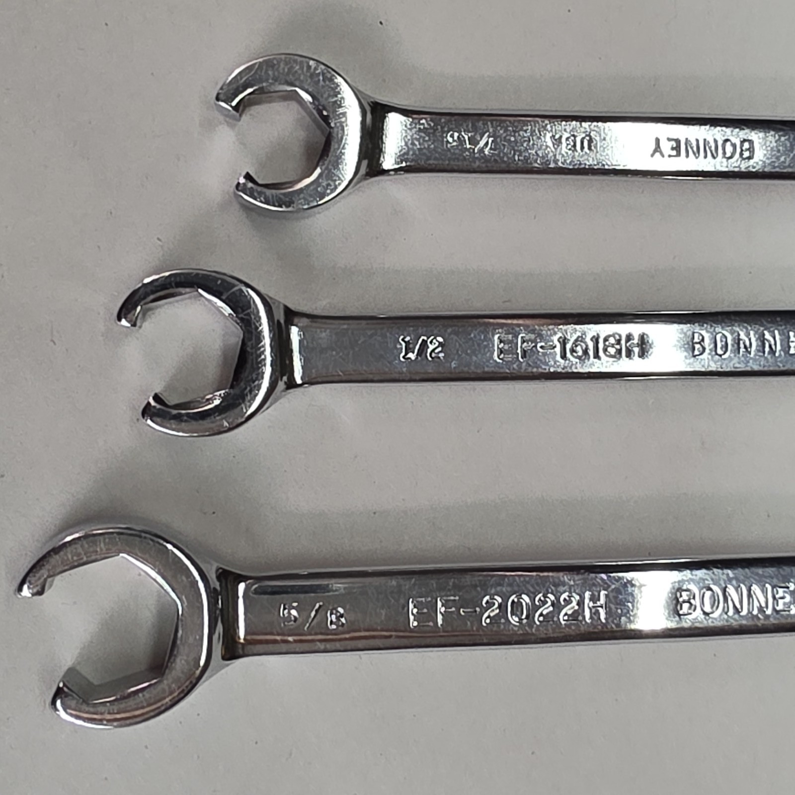 Bonney Tools 844-6358 3pc Flare Nut Wrench Set SAE 3/8-11/16 Dist. by JCPenney