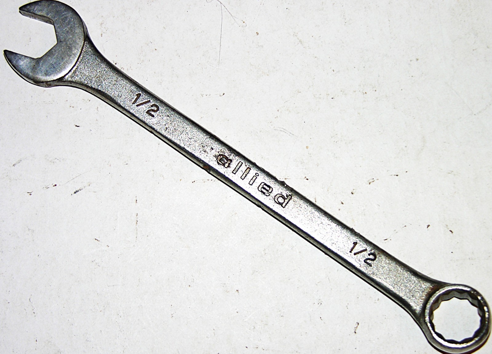 ALLIED ½” Open-End / Box-End Wrench 6½” OAL Forged Alloy Steel Japan