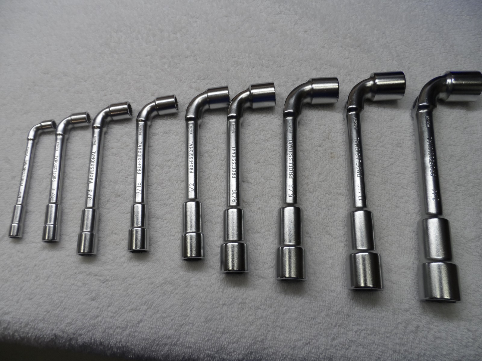 Craftsman Professional Angled Socket Wrench Set, 6pt / 12pt, NOS France PN 34689