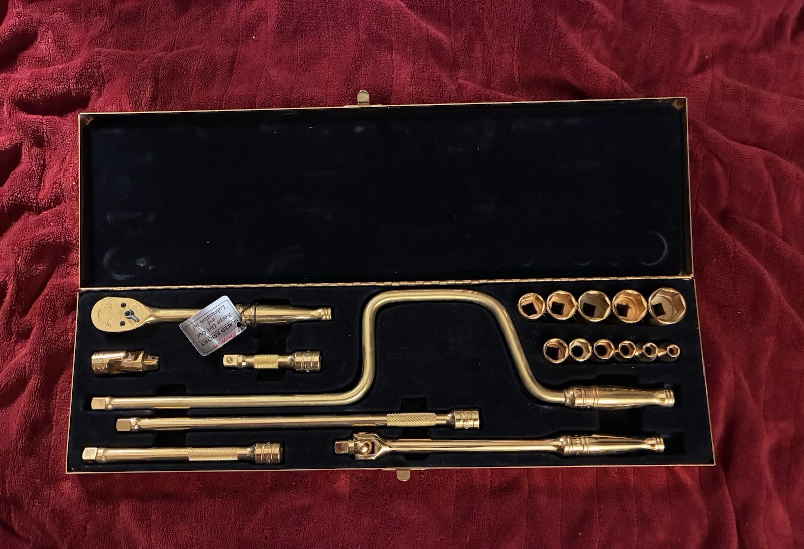 Snap On Tools Gold Plated Drive set