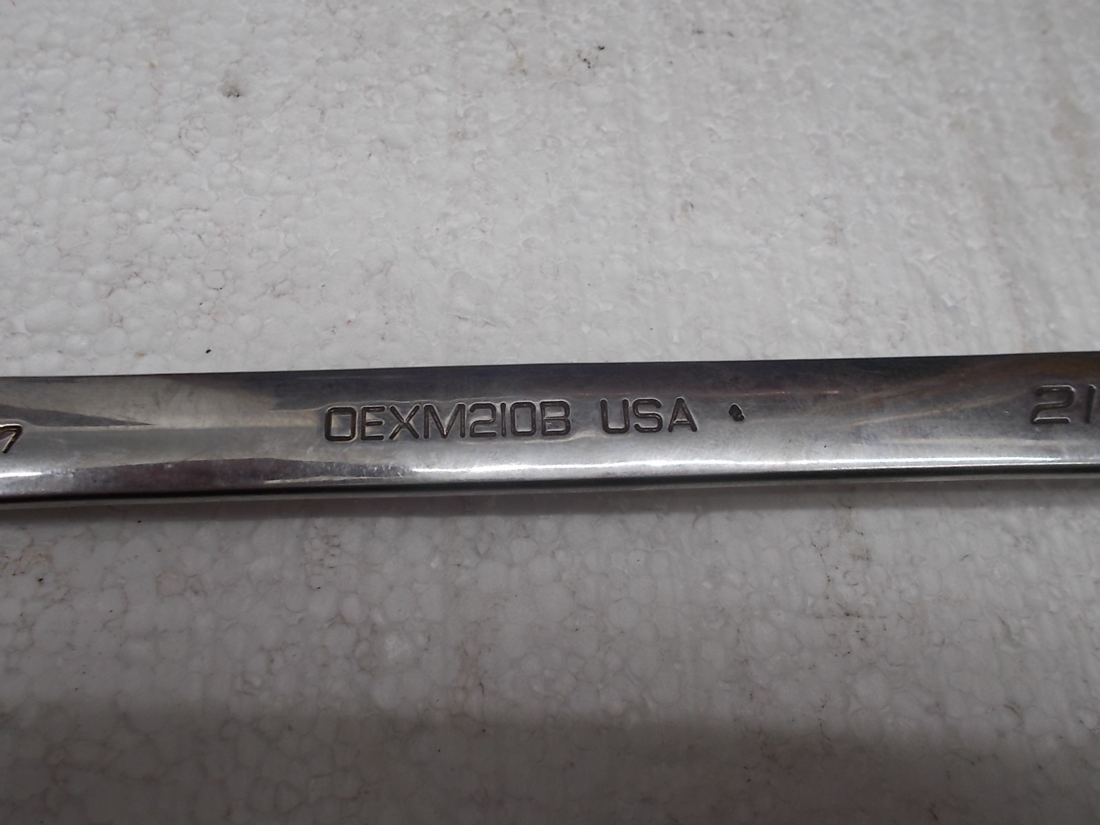 Snap-on tools 21mm Metric Standard Combination Wrench OEXM210B USA Nice!