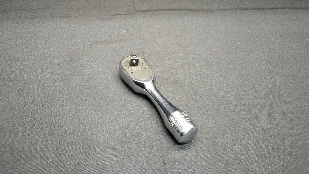 KTC Nepros NBR2SUN 1/4″ Drive Short Handle Ratchet 3.1in. Length