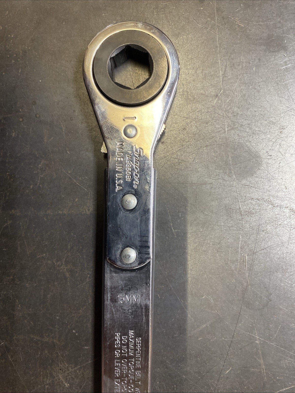 Snap-On Tools YA9350B1 9 Piece Belt Tensioning Wrench Set with Adaptors