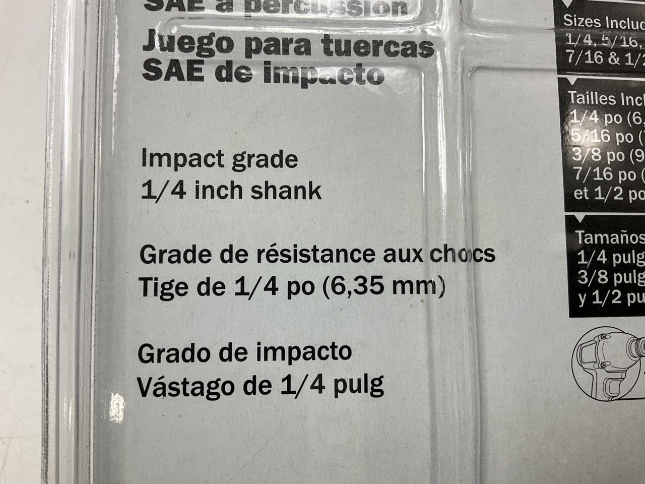 Titan 15220 SAE Impact Grade Nutsetter Set (5 Pieces) Nut Driver 1/4″-1/2″ Size