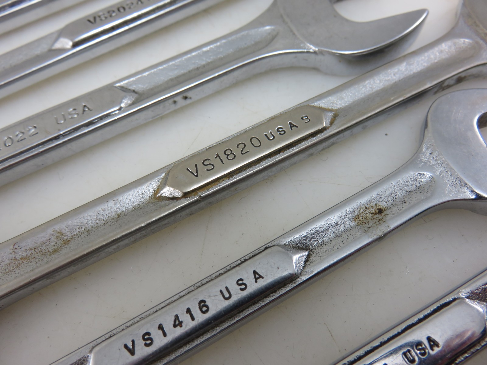 Snap-On VS Series Open End Wrench Set 11pc 1/4″-15/16″ Vintage